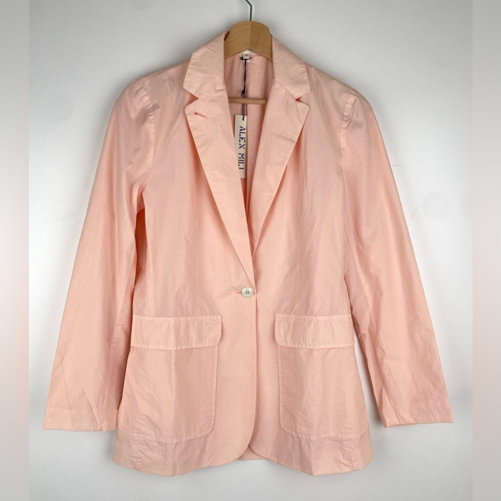 Alex Mill Billie Blazer Pale Pink Sz Small